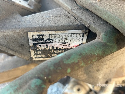 2009 Multiquip Glättscheibe