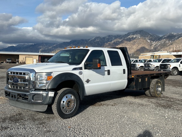 2016 Ford F-550 XLT 4x4 Crew Cab Flatbed Truck 2016 Ford F-550 XLT 4x4 Crew Cab Flatbed Truck
