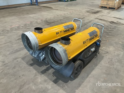 Quantity of (2) 2018 Master BV 77 Space Heater