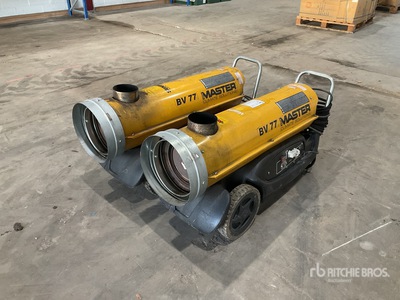 Quantity of (2) 2018 Master BV 77 Space Heater