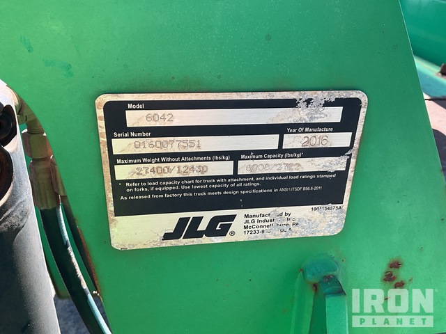 MANIPULADOR 2016 JLG/SKYTRAK