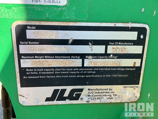 MANIPULADOR 2016 JLG/SKYTRAK