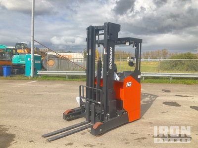 2024 Doosan BR16JW-9 MAST - FFT, MFH 6500, OAL Reach Truck (Unused)