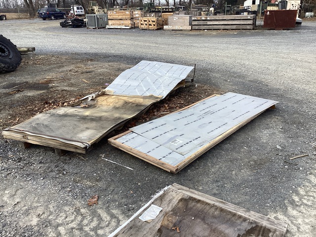 (3) Assorted Sheets of Metal