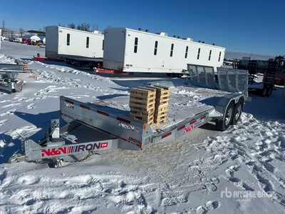 2026 N & N Trailers 12000 lb 20 ft T/A Remolque Portamaquinaria (Unused)