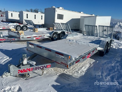 2026 N & N Trailers 12000 lb 20 ft T/A Remolque Portamaquinaria (Unused)