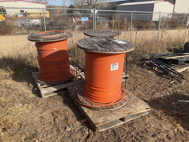 (3) Spools of Fiber Optic Cable