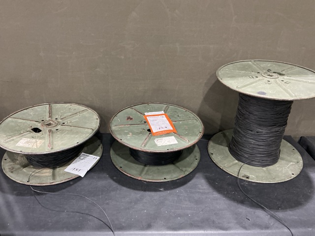 (3) Reels of Telephone Cable