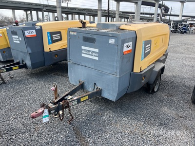 2017 Atlas Copco XAS440JD8T4FPEEB Mobile Air Compressor (Inoperable)