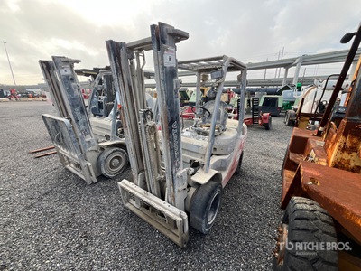 2019 Toyota 8FGU25 4900 lb Pneumatic Tire Forklift (Inoperable)