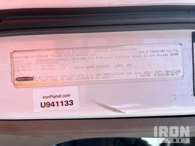 CAMIóN 2016 FREIGHTLINER