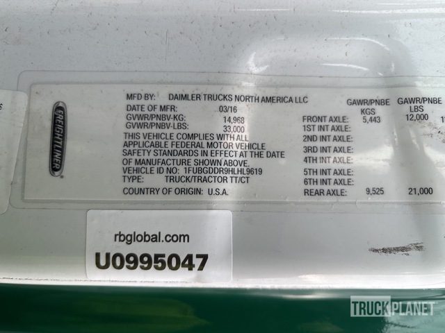 CAMIóN 2017 FREIGHTLINER