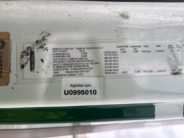 CAMIóN 2017 FREIGHTLINER