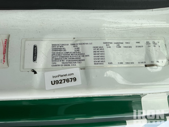 CAMIóN 2017 FREIGHTLINER