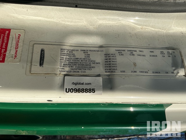 CAMIóN 2017 FREIGHTLINER