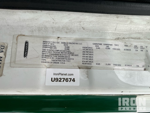 CAMIóN 2017 FREIGHTLINER