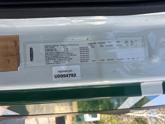 CAMIóN 2017 FREIGHTLINER