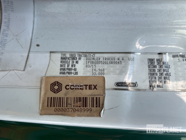 CAMIóN 2016 FREIGHTLINER