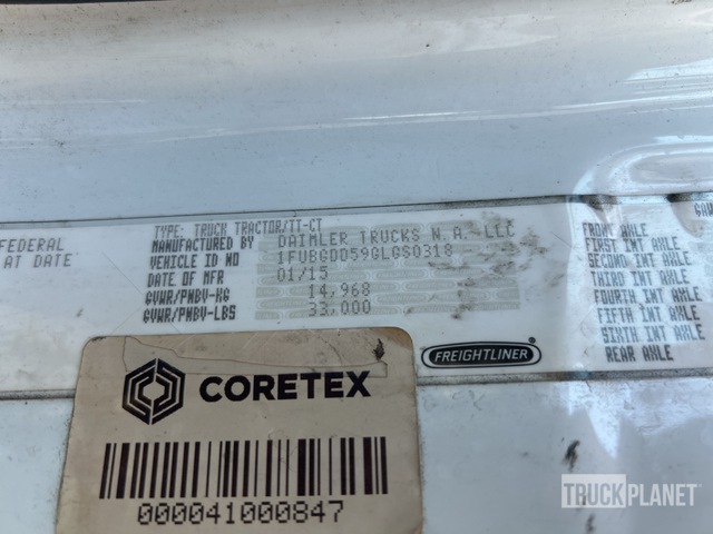 CAMIóN 2016 FREIGHTLINER