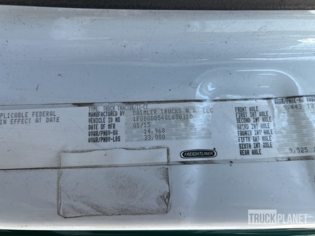 CAMIóN 2016 FREIGHTLINER