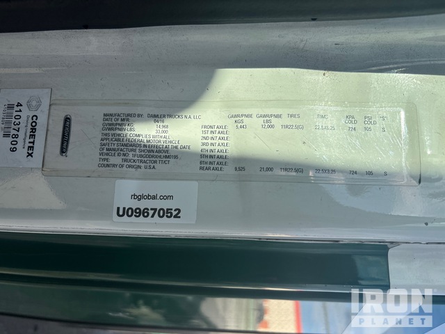 CAMIóN 2017 FREIGHTLINER