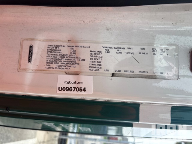 CAMIóN 2016 FREIGHTLINER