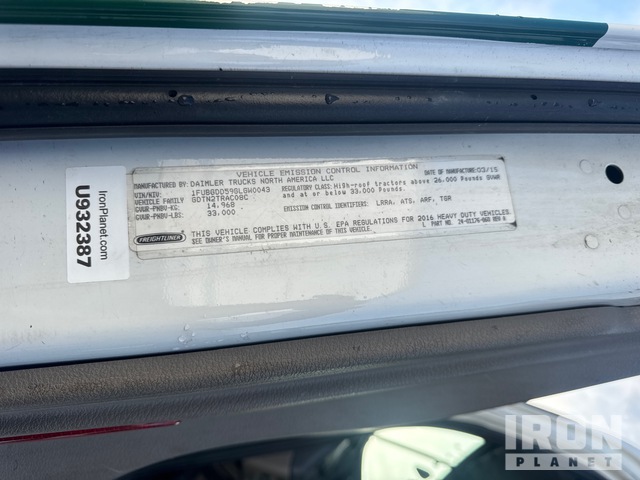 CAMIóN 2016 FREIGHTLINER