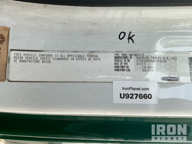 CAMIóN 2016 FREIGHTLINER