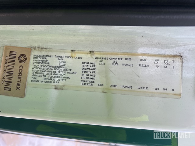 CAMIóN 2017 FREIGHTLINER