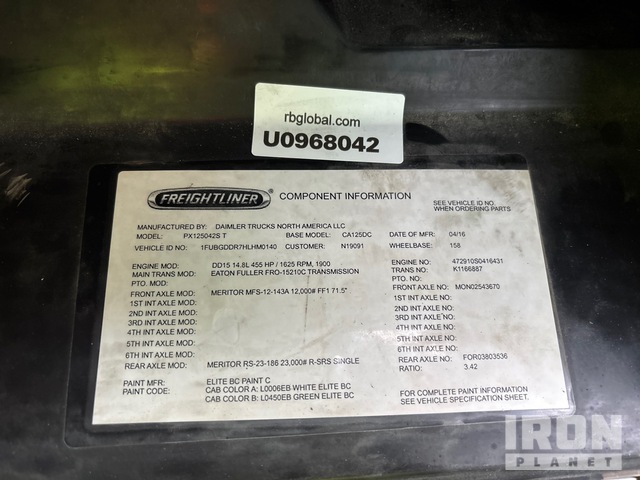 CAMIóN 2017 FREIGHTLINER