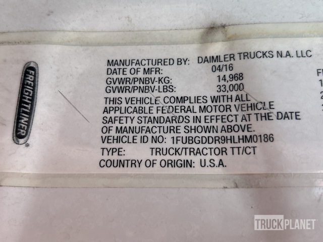 CAMIóN 2017 FREIGHTLINER