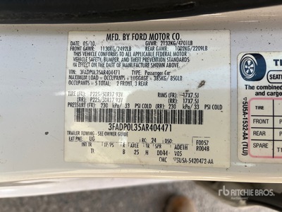 2010 Ford Fusion SE Personenkraftwagen