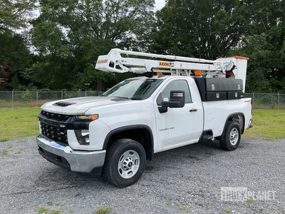 2023 Axion UR3410 27 ft on 2021 Chevrolet Silverado 2500HD 4x4 Bucket Truck