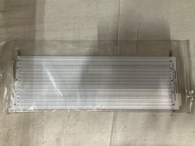 (61) Pellerin Milnor SAE03-039 Universal 17 Finger Charts