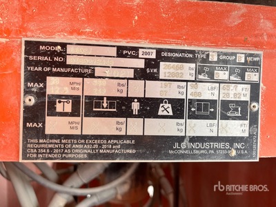 2020 JLG 660SJ 4WD Diesel Articulating Boom Lift