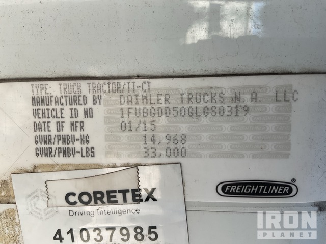 CAMIóN 2016 FREIGHTLINER