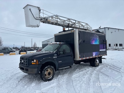 2007 Telelift TTS 40-5-GY 42 ft on 2007 Ford F-550 XL 4x2 Van Mounted Aerial Lift