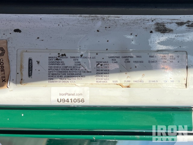 CAMIóN 2017 FREIGHTLINER