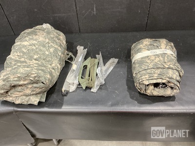 (6) ICS Improved Shelters, (36) Assorted Tarpaulins & Assorted Items