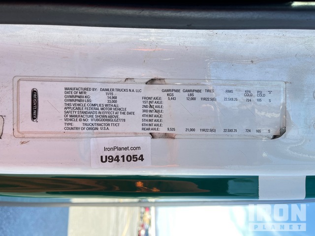 CAMIóN 2016 FREIGHTLINER