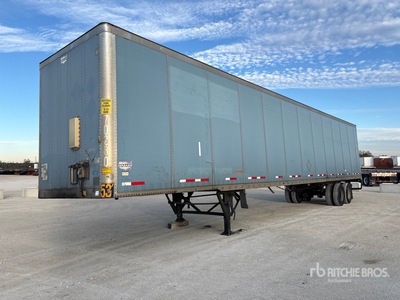 2015 Wabash DVCVHPC 53 ft x 102 in T/A Van Trailer