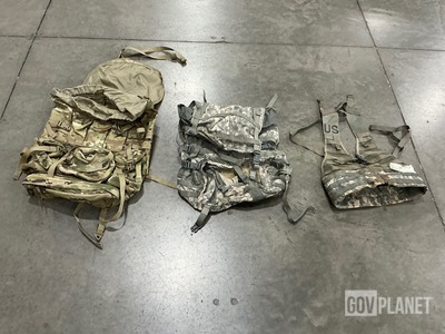 (22) Large Field Rucksacks, (95) Fighting Load Carriers & Assorted Items