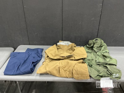 (91) Duffel Bags, (51) Pairs of Trousers, (13) Coats & Assorted Items