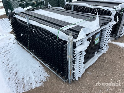 Quantity of (30) 2026 suhivelee NF-X-30-4 10 ft x 7 ft Wrought Iron Fencing (Unused)