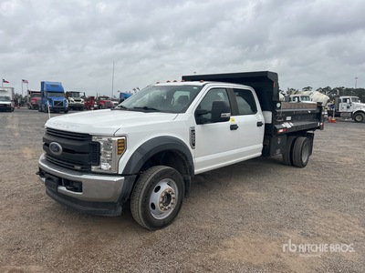 2018 Ford F-550 XL 4x4 Crew Cab Dump Truck