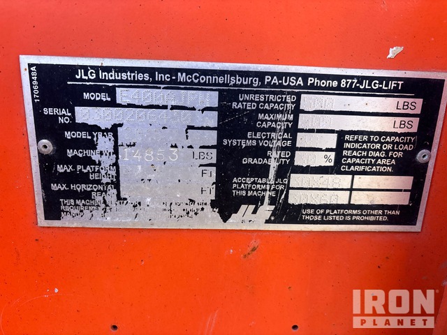 ELEVADOR ARTICULADO 2015 JLG E400AJPN