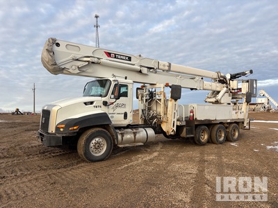 2013 Terex TM125 125 ft on 2013 Cat CT660S 8x4 TM125 Bucket Truck