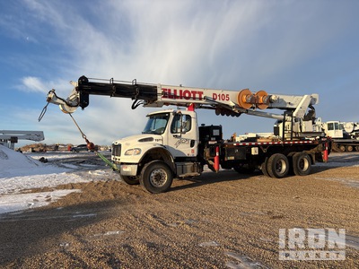 2017 Elliott D105 on 2018 Freightliner M2106 6x6 Digger Derrick Truck