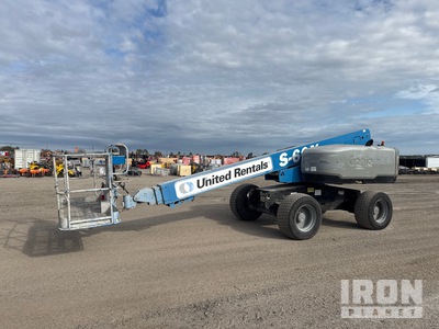 2016 Genie S-60X 4WD Diesel Telescopic Boom Lift