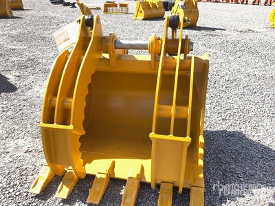 2025 HW CAT32054TB 54 in Hydraulic Thumb Digging Excavator Bucket - Fits Cat 320 (Unused)